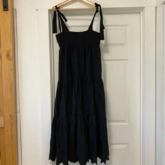 NWT Jason Wu Tie Shoulder Tiered Maxi Dress - Picture 5 of 9